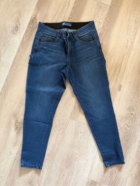 Democracy Skinny Jeans in Dark Blue Wash - “Ab” Solution